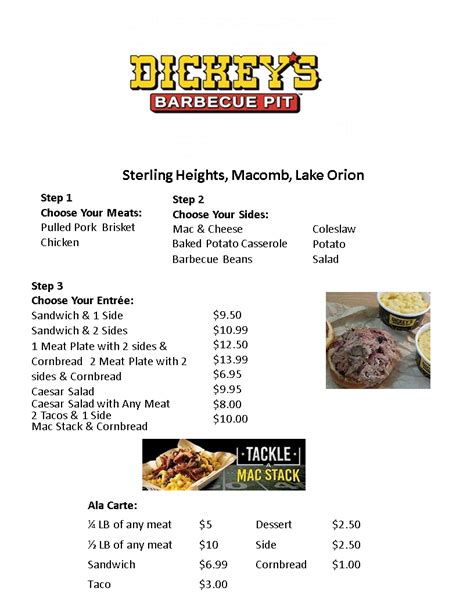 dickey's barbecue menu with prices|dickey's barbecue printable menu.